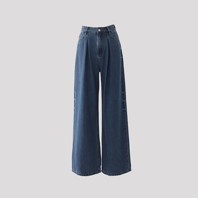 Loose Straight Breathable Wide-Leg Pants