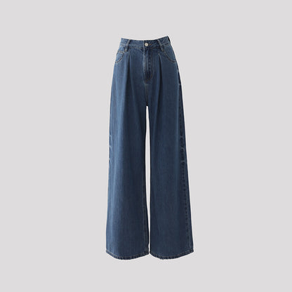 Loose Straight Breathable Wide-Leg Pants