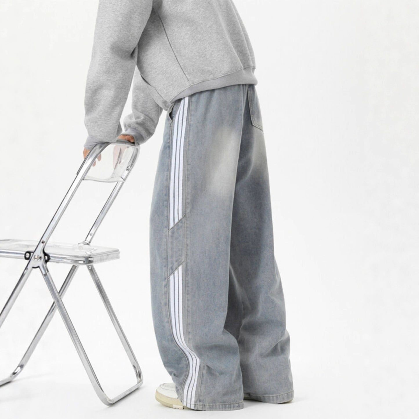 Oversized Loose Straight Leg Pants