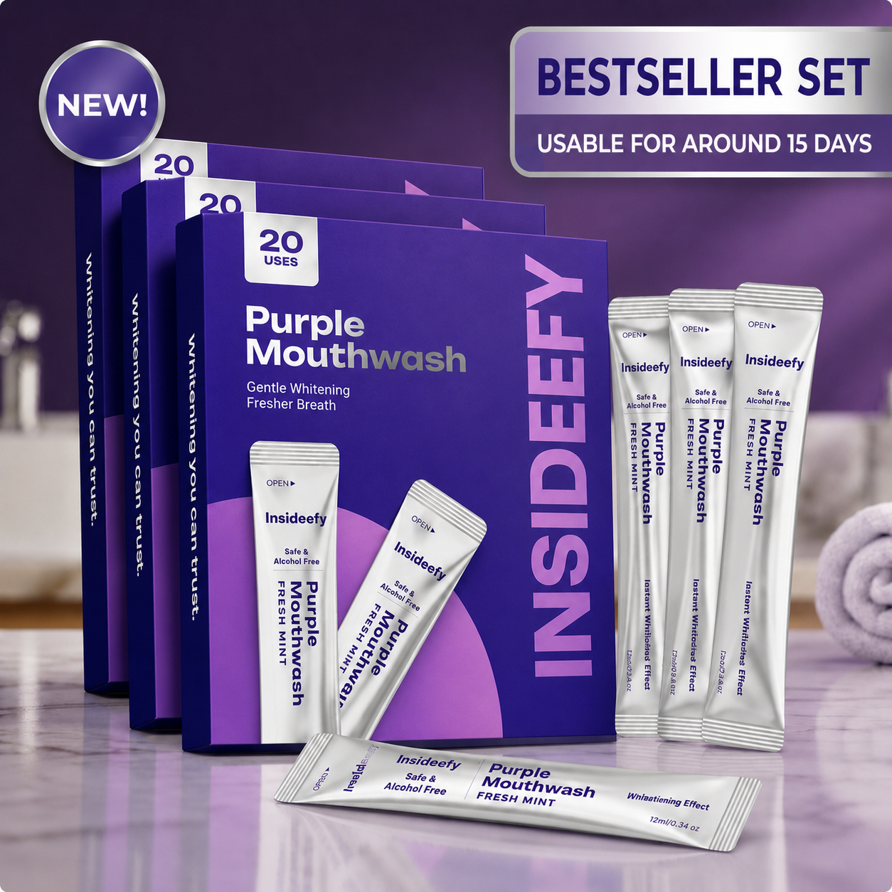 3 Pack/ Buy 2 get 1 free