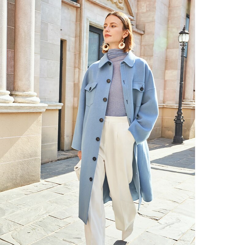 wide sleeves overcoat fashion loose lady