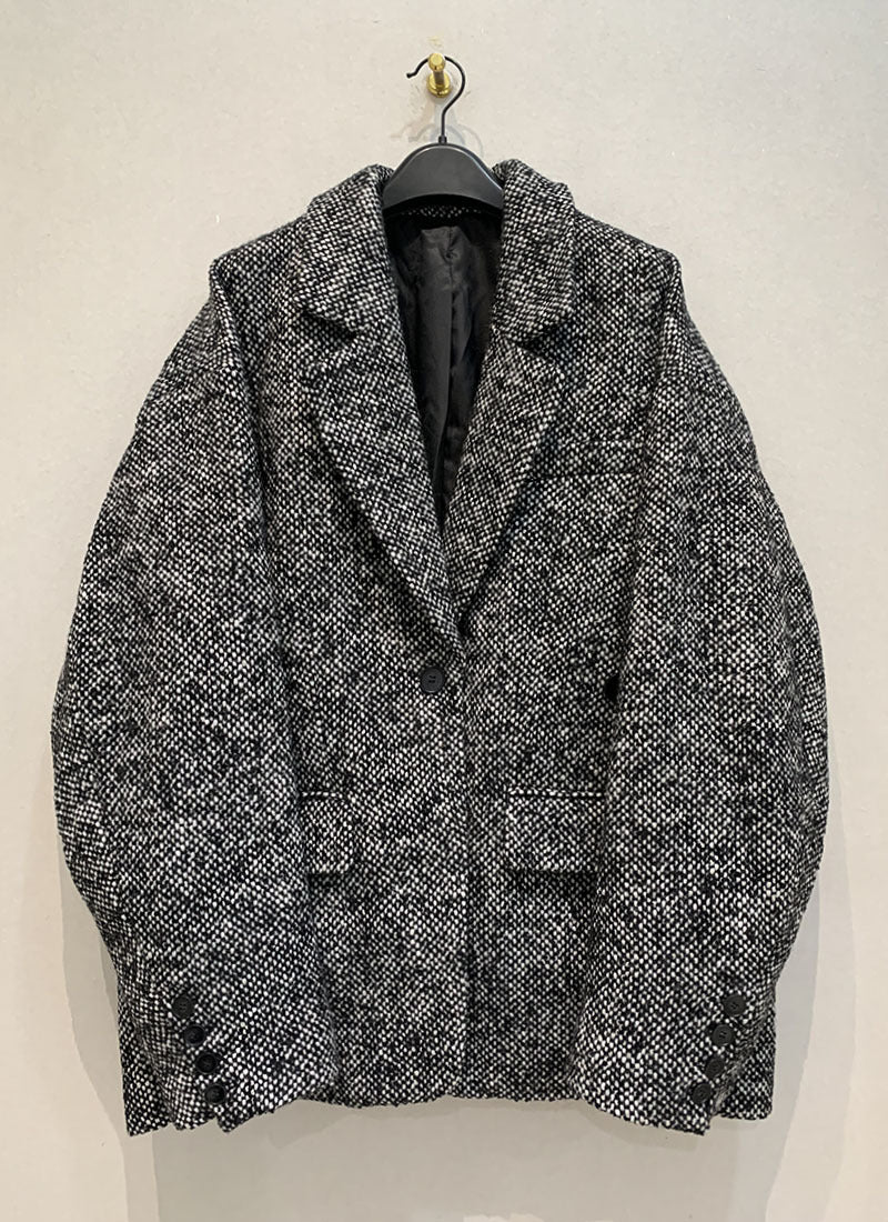 autumn and winter casual lapel coat