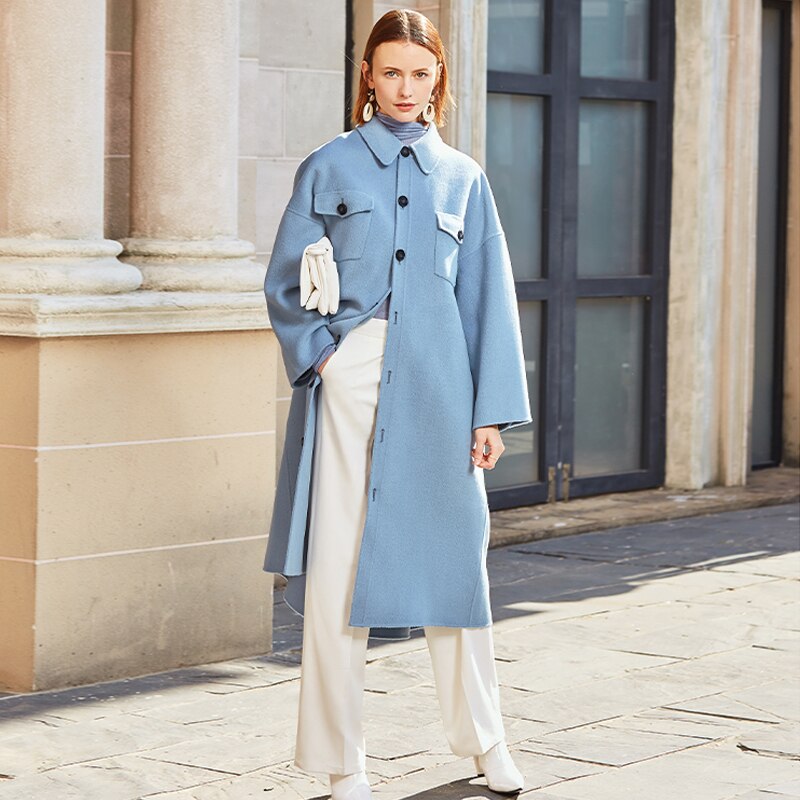 wide sleeves overcoat fashion loose lady