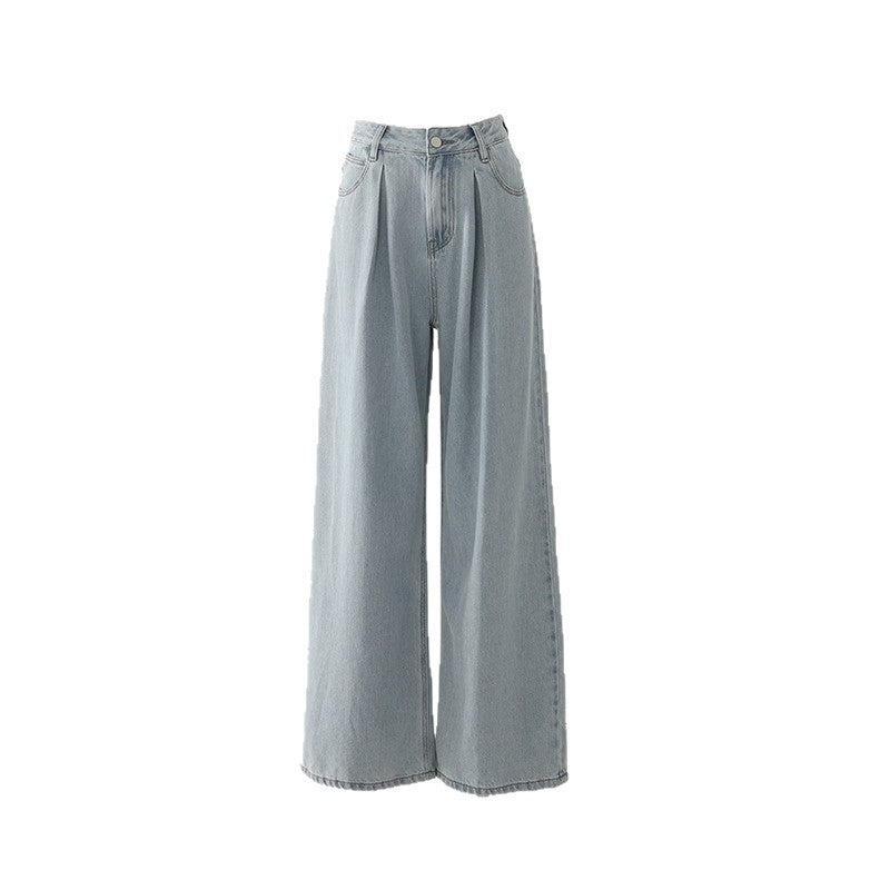 Loose Straight Breathable Wide-Leg Pants