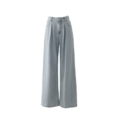 Loose Straight Breathable Wide-Leg Pants