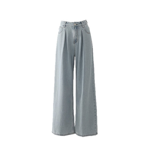 Loose Straight Breathable Wide-Leg Pants