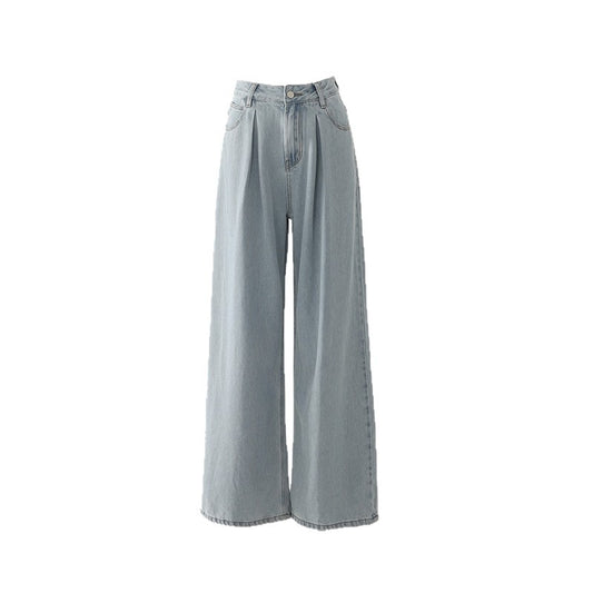Loose Straight Breathable Wide-Leg Pants