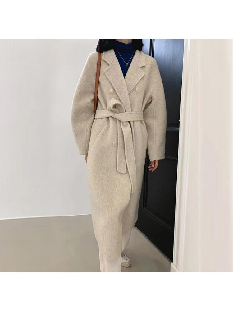 Overcoat Women Double Classic Coat Jacket